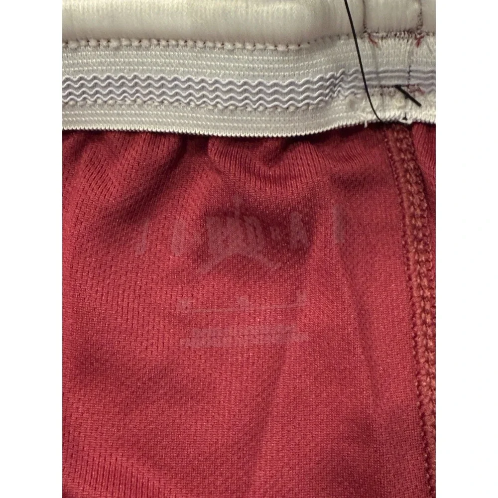 Jordan Stock Overtime Basketball Game Shorts Red White FQ5375-610 Mens Medium
